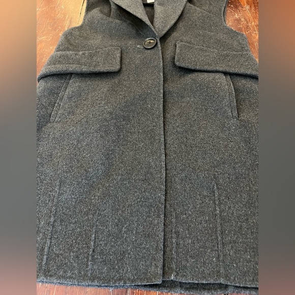 Derek Lam 10 Crosby Double Face Sleeveless Coat Sz 6 - Picture 7 of 12